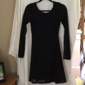Lace black long sleeve